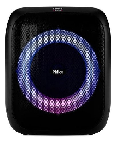 Caixa de som philco extreme 380w flash lights pcx4800