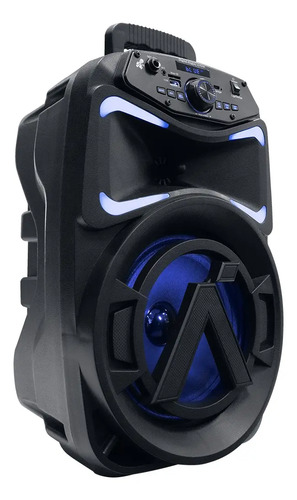 Caixa De Som Portátil Bluetooth 250w Cor Preto Aquário Hype 250