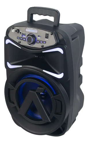 Caixa De Som Portátil Bluetooth 250w Cor Preto Aquário Hype 250