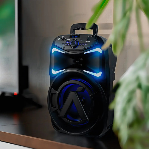 Caixa De Som Portátil Bluetooth 250w Cor Preto Aquário Hype 250