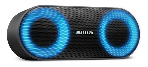 Caixa de som speaker aiwa aws sp 01 bluetooth cor preto