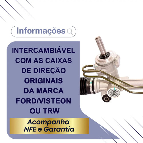 Caixa Direção Hidráulica Fiesta Ka Ecosport 2003 A 2014 Novo
