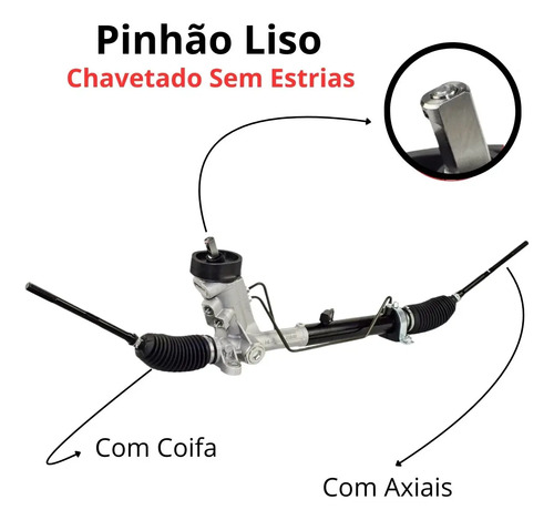 Caixa Direcao Hidraulica Gol Saveiro Voyage G5 G6 G7 Fox