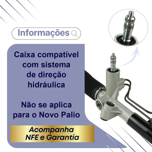 Caixa Direção Hidráulica Palio Strada Siena Trw 16900162s