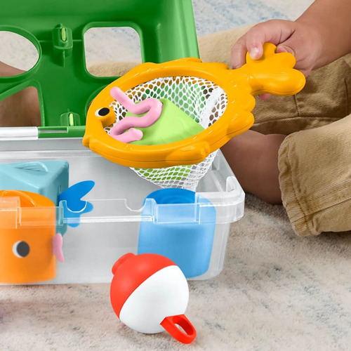 Caixa Pescaria Fisher-price Blocos Hora De Pescar
