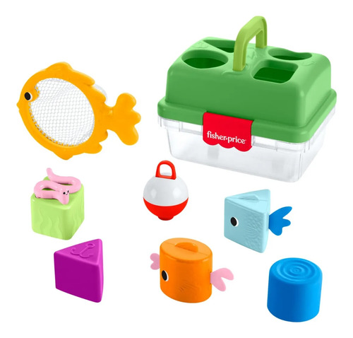 Caixa Pescaria Fisher-price Blocos Hora De Pescar