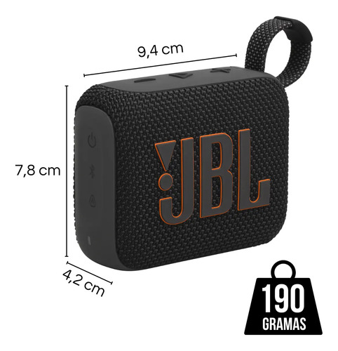 Caixa Som Bluetooth Jbl Go 4 Portátil Original Prova D'água
