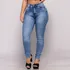 Calca jeans feminina cos alto empina bumbum patria brasil 1