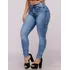 Calça Jeans Feminina Cós Alto Empina Bumbum Patria Brasil