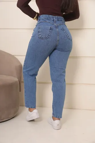 Calça Jeans Mom Feminina Cintura Alta Conforto E Estilo