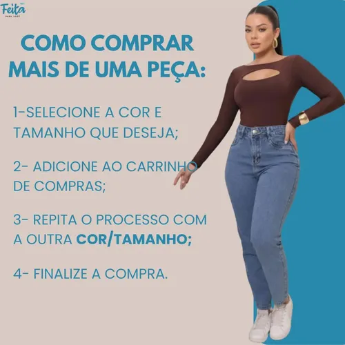 Calça Jeans Mom Feminina Cintura Alta Conforto E Estilo