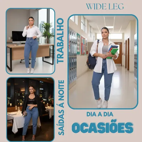 Calça Jeans Mom Feminina Cintura Alta Conforto E Estilo