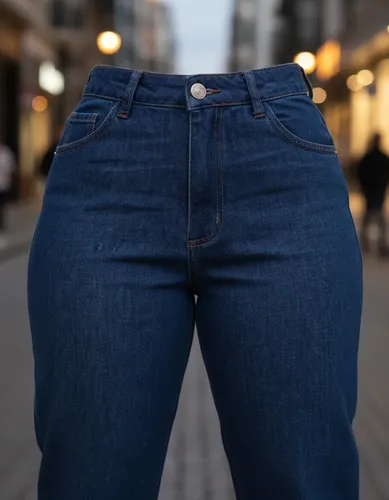 Calça Jeans Mon Cintura Alta Feminina Blogueira Premiun