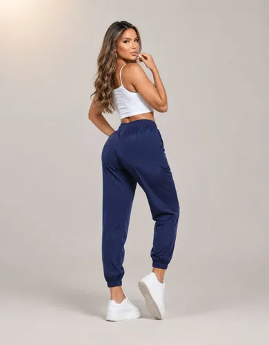 Calça Jogger Tactel Soltinha Moda Fitness Joggings Esportiva