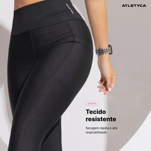 Calça Legging Com Bolso Fitness Feminino Atletyca