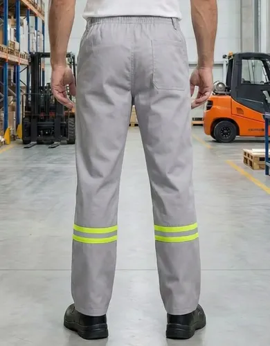 Calça Masculina De Brim Ideal Para Trabalho Uniforme