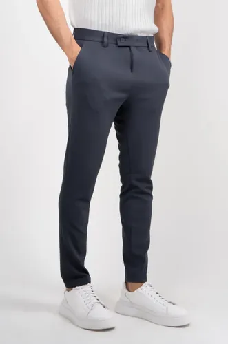 Calca social alfaiataria masculina malha elastano stretch