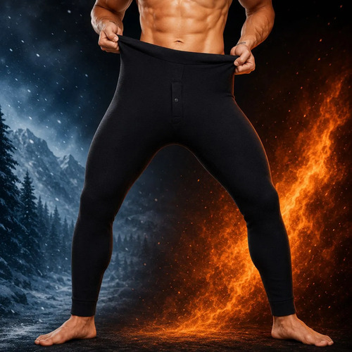 Calca termica masculina segunda pele compressao frio intenso