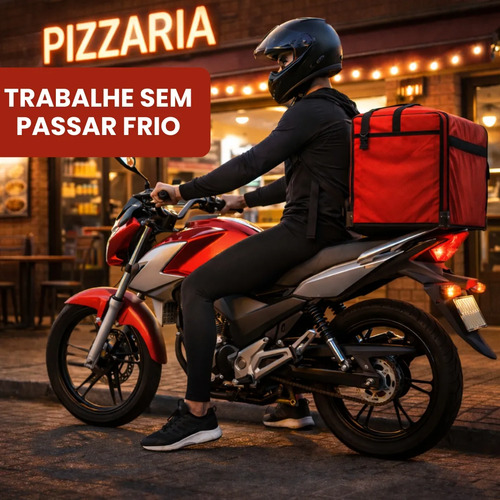 Calça Térmica Masculina Segunda Pele Meia Flanelada Felpuda