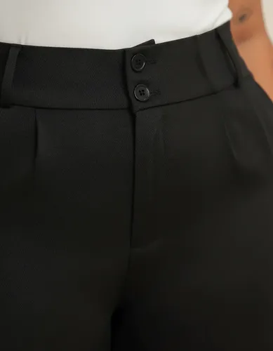 Calça Wide Leg Plus Size Pantalona Alfaiataria Elegante L