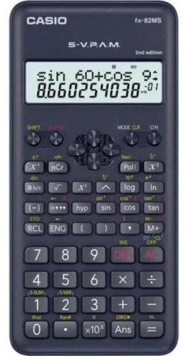 Calculadora cientifica casio fx 82ms 2nd edition com 240 fun