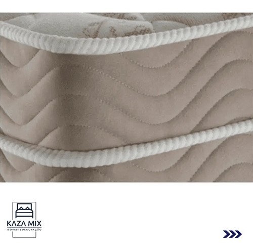 Cama Box Baú Preto E Colchão Airtech Ortobom Casal
