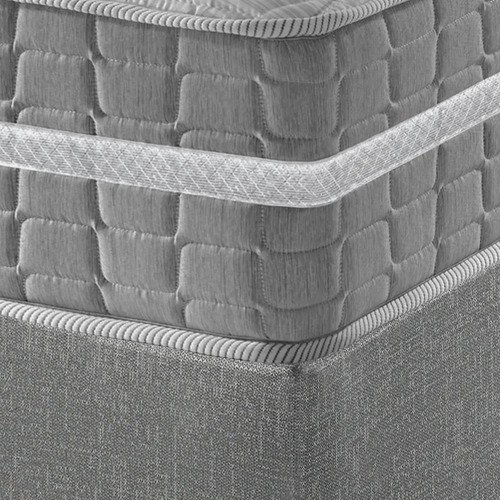 Cama Box Solteiro + Colchão Molas Ensacadas Alabama 88x188x61cm