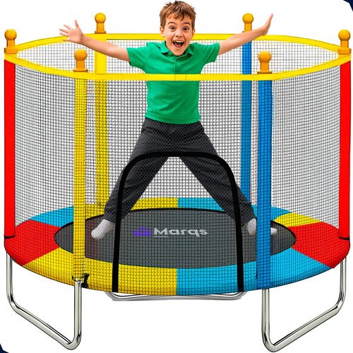Cama elastica infantil pula pula trampolim 14m com tela de p