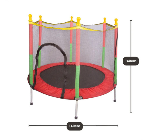 Cama Elástica Pula Pula Infantil Trampolim 1,4 Metros Atentu