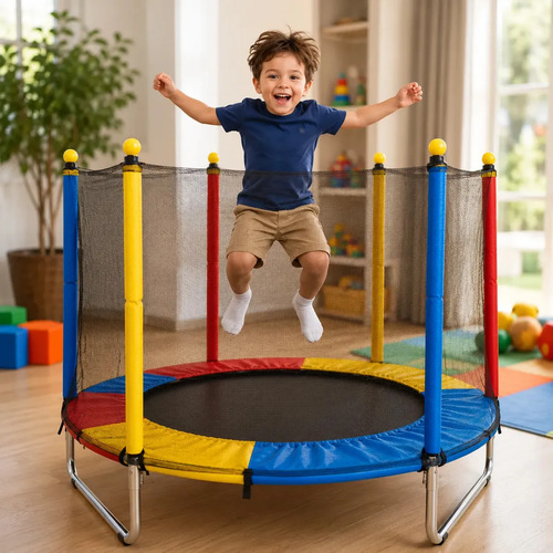 Cama elastica pula pula infantil trampolim 14 metros lona de