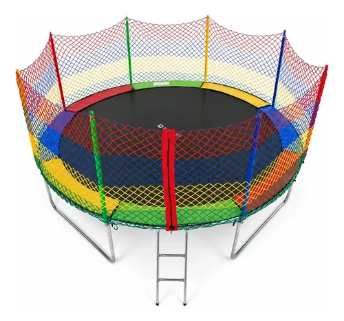 Cama elastica trampolim 305m pula pula infantil rede escada
