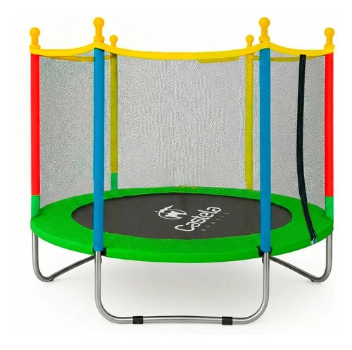 Cama elastica verde 140cm x 120 cm ate 80kg castela