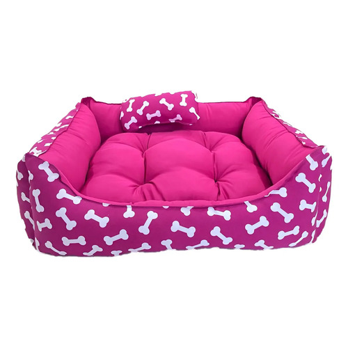 Cama para cachorro gato caminha pet 57x53x14 lavavel maquina