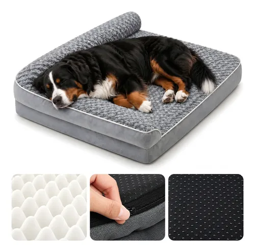 Cama pet ortopedica grande caminha de cachorro impermeavel