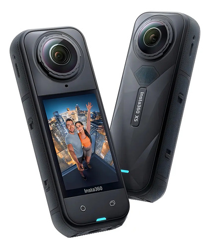 Camera de acao insta360 x5 8k 360 ipx8 a prova dagua chip t