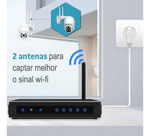 Câmera de Segurança IP Smart Externa Wifi HD Yoosee com Visão Noturna e Áudio Bidirecional