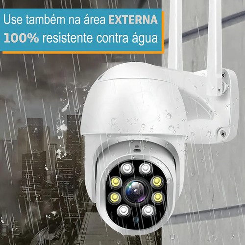 Câmera de Segurança IP Smart Externa Wifi HD Yoosee com Visão Noturna e Áudio Bidirecional
