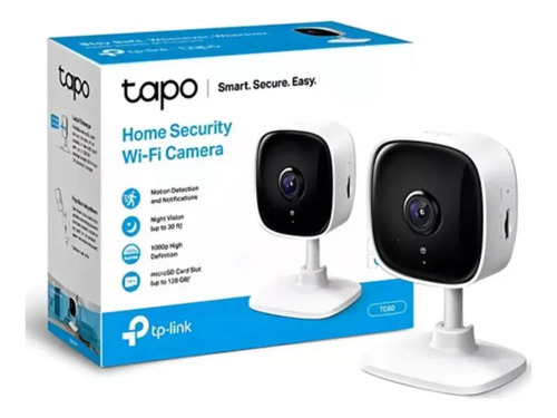 Câmera De Segurança Tp-link Tapo Tc60 1080p 3,3mm Branco