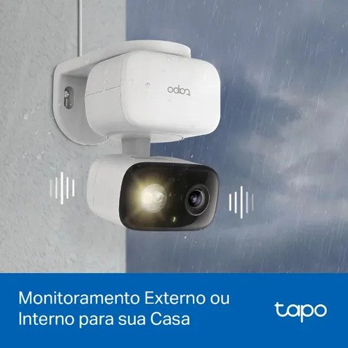 Câmera de segurança Wi-Fi interna/externa TP-Link Tapo C216 branca