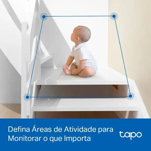 Câmera de segurança Wi-Fi interna/externa TP-Link Tapo C216 branca