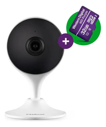 Camera de video wi fi intelbras im3 c microsd 32gb branco 1