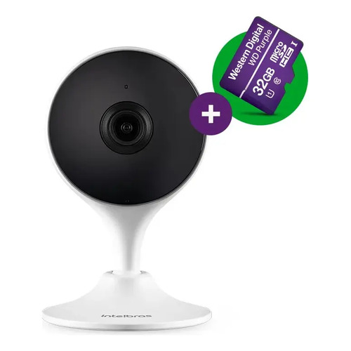 Camera de video wi fi intelbras im3 c microsd 32gb branco 1