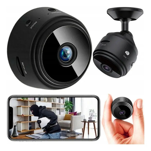 Câmera Espiã Mini A9 Sensor E Visão Noturna Monitoramento