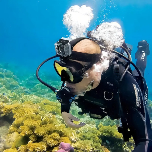 Câmera Filmadora Sport 4k Wi-fi Hd 12mp Prova Dágua Cor Preto/Prata