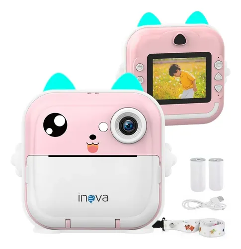 Camera infantil instantaneal tela digital hd divertida jogos