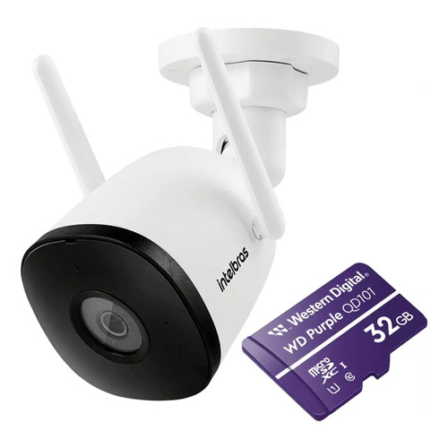 Camera inteligente full hd im5 sc com microsd 32gb branca in 1 2