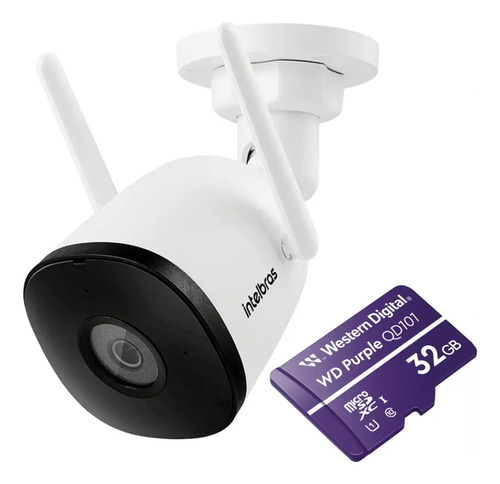 Camera inteligente full hd im5 sc com microsd 32gb branca in 1