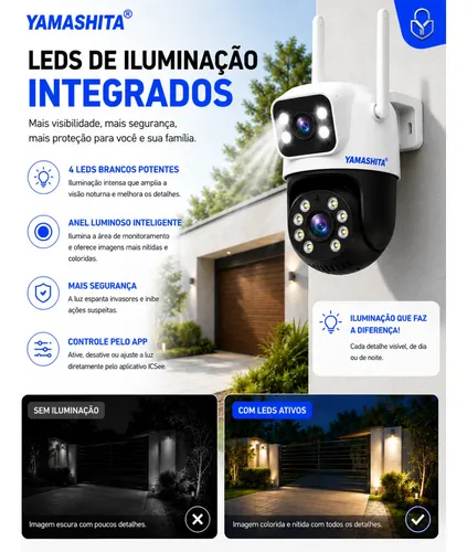 Camera Ip Speed Dome Mais Ptz Wifi Prova D Agua A Melhor Imp
