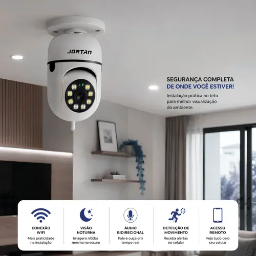 Câmera Mini Baba Eletrônica Ip Wifi Sem Fio Yoosee 360 1080p
