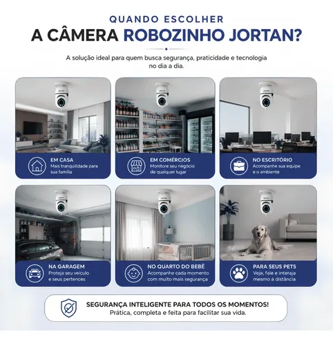 Câmera Mini Baba Eletrônica Ip Wifi Sem Fio Yoosee 360 1080p